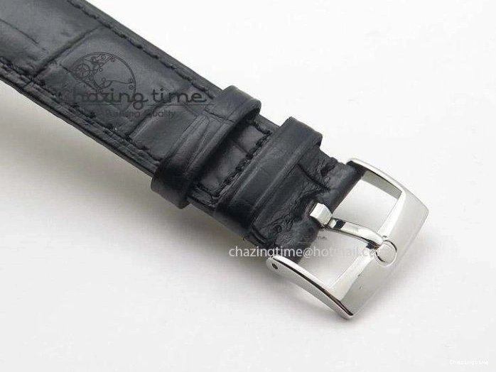 0120 Functional De Ville MK 1:1 Best Edition SS White Dial On Black Leather Strap A 8260